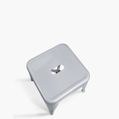 TABURETE FORM DESIGN METAL PLATEADO ALTO 77 TOLIX - 3