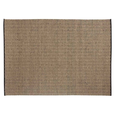 ALFOMBRA FORM DESIGN YUTE CHEVRON NEGRO NATURAL 200 X 300 CM - 3