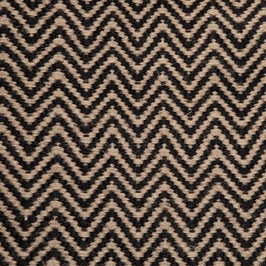 ALFOMBRA FORM DESIGN YUTE CHEVRON NEGRO NATURAL 200 X 300 CM - 4