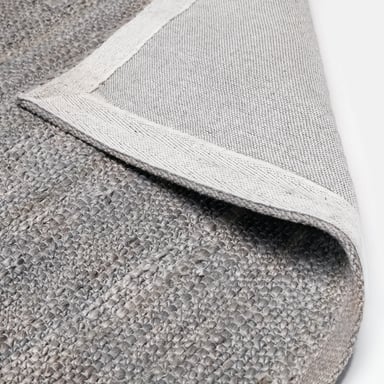 ALFOMBRA FORM DESIGN YUTE SAHARA GRIS OSCURO NATURAL 170 X 240 CM - 1