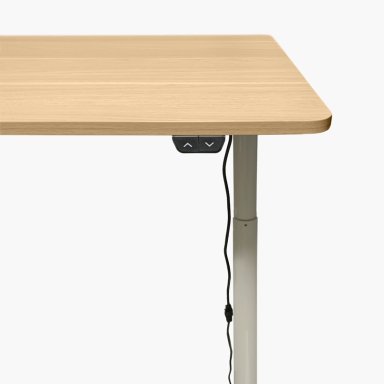 ESCRITORIO FORM DESIGN HOME OFFICE ORION ELÉCTRICO NATURAL ACERO - 3