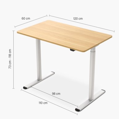 ESCRITORIO FORM DESIGN HOME OFFICE ORION ELÉCTRICO NATURAL ACERO - 6