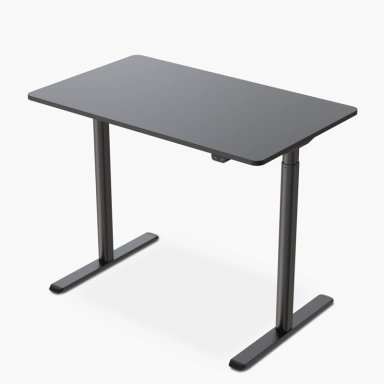 ESCRITORIO FORM DESIGN HOME OFFICE ORION ELÉCTRICO NEGRO ACERO - 1