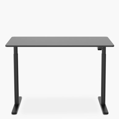 ESCRITORIO FORM DESIGN HOME OFFICE ORION ELÉCTRICO NEGRO ACERO - 2