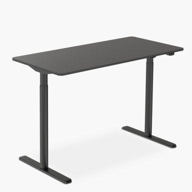 ESCRITORIO FORM DESIGN HOME OFFICE ORION ELÉCTRICO NEGRO ACERO - 3