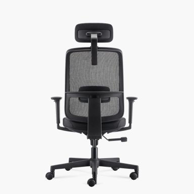 SILLA OFICINA FORM OFFICE NEGRO LOTTO CON CABECERO - 6