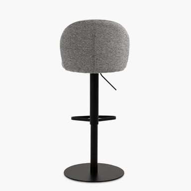 TABURETE TAPIZ PASCALE GRIS FORM - 5