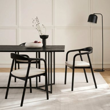 LAMPARA DE PIE ALESO NEGRO FORM - 2