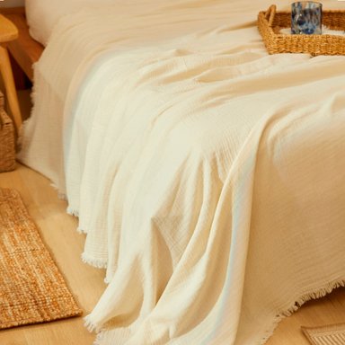 COLCHA LAYER CRUDO (CAMA 2 PLAZAS O QUEEN) CALMA HOUSE - 2