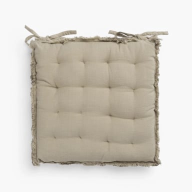 COJIN DE SILLA FLEPAD 40X43 PIEDRA TEXTURA INTERIORS - 1
