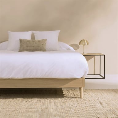 FUNDA PLUMON 240X260 BLANCO (CAMA 2 PLAZAS O QUEEN) TEXTURA - 2