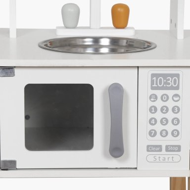 COCINA INFANTIL DE MADERA LUCIA BLANCO FORM - 5