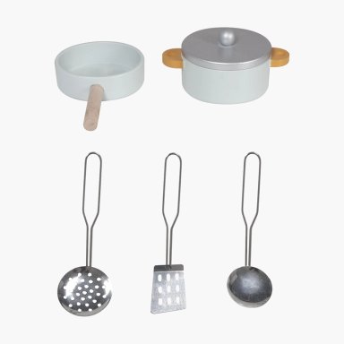 COCINA INFANTIL DE MADERA LUCIA BLANCO FORM - 7