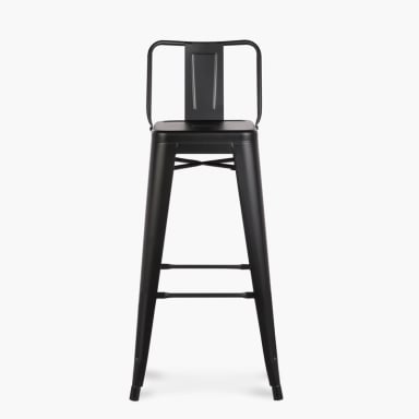 TABURETE ALTO 77 TOLIX C/RESP NEGRO FORM - 1