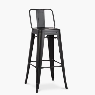 TABURETE ALTO 77 TOLIX C/RESP NEGRO FORM - 2