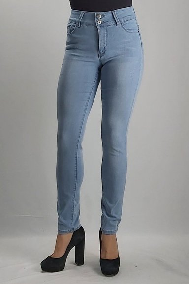 JEANS PITILLO TIRO ALTO PUSH UP - 1
