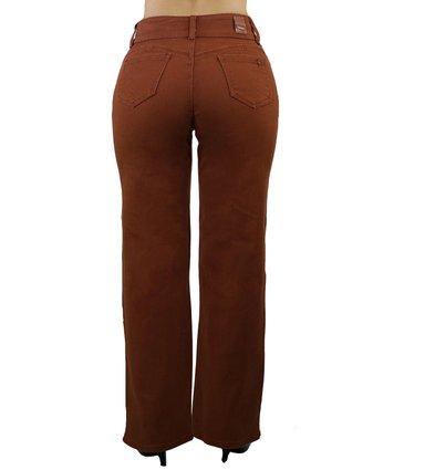 JEANS ALGODÓN MUJER TENTATION LADRILLO WIDE LEG - 2