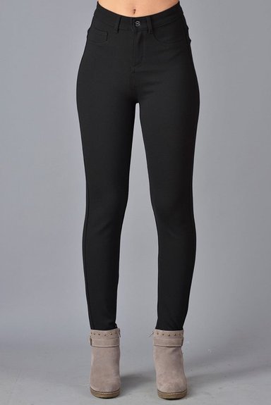 CALZA MUJER TENTATION NEGRO CLASICA NYLON - 1