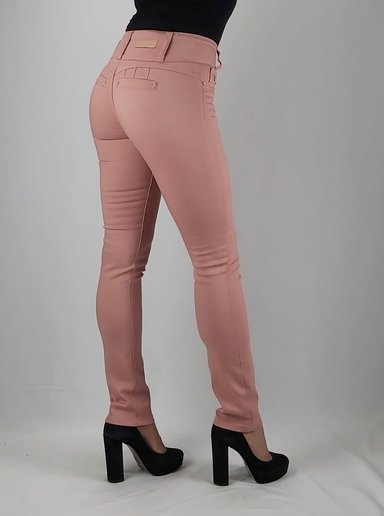 PANTALON MUJER TENTATION PALO ROSA GABARDINA T.A. - 2