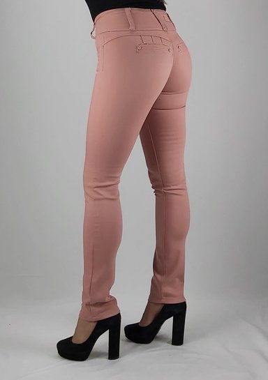 PANTALON MUJER TENTATION PALO ROSA GABARDINA T.A. - 3