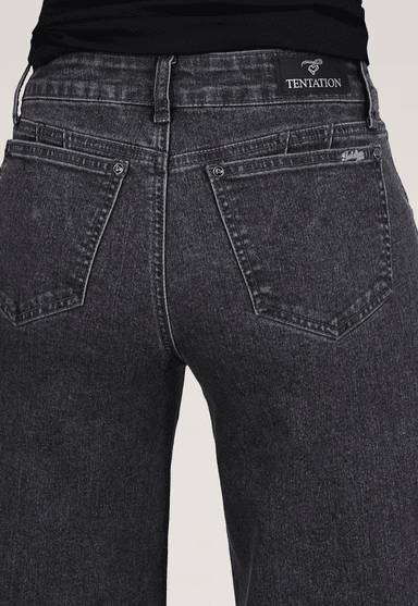 WIDE LEG TACHAS Y CORTE TIRO MEDIO - 4