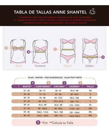 BODY CONTROL MUJER ANNE SHANTEL 10543 STRAPLESS - 3