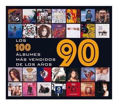 LIBRO LOS 100 ALBUMES MAS VENDIDOS DE LOS AÑOS 90 - VARIOS AUTORES - 1