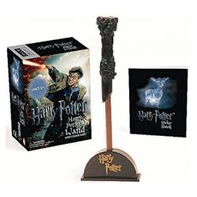 FIGURA HARRY POTTER WIZARD'S WAND WITH STICKER BOOK  RUNNING PRESS - 1