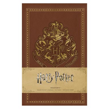 LIBRETA HARRY POTTER HOGWARTS LUJO TAPA DURA BOLSILLO INSIGHT EDITIONS - 1