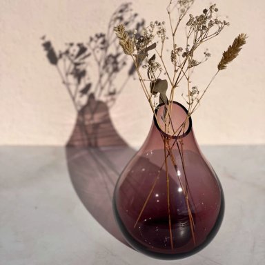 FLORERO BURDEOS 17.5X12 CM - 2