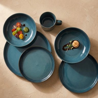 VAJILLA CERAMICA PORTOFINO 16 PIEZAS PARA 4 PERSONAS - 4