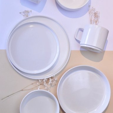 VAJILLA CERAMICA MANHATTAN 16 PIEZAS PARA 4 PERSONAS - 4