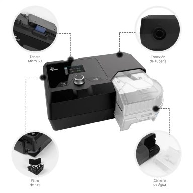 AUTO CPAP RESMART TOPMEDIC G2S A20 TUBO ESTÁNDAR + MASCARA ORONASAL L - 5