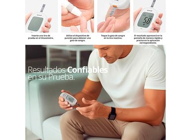 TOMA PRESIÓN DIGITAL DE BRAZO YUWELL YE660D CON VOZ + GLUCÓMETRO YUWELL 582 - 2
