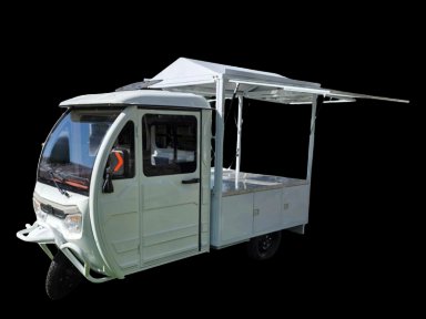 TRICICLO 'TORITO' ELECTRICO MINI FOOD TRUCK - 1.200W - 1
