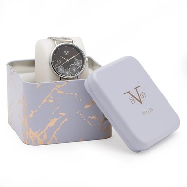 RELOJ 19V69 ITALIA V1969-251-2 PLATEADO MUJER - 4