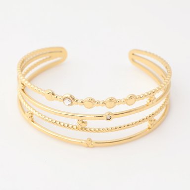 BRAZALETE 19V69 ITALIA ITALIA DORADO MUJER ACERO - 2