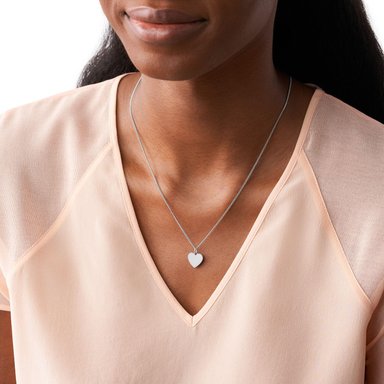 COLLAR FOSSIL PLATEADO MUJER - 2