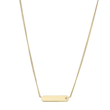 COLLAR FOSSIL DORADO MUJER - 1