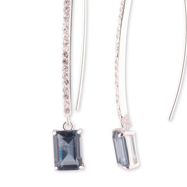 AROS METAL RALPH LAUREN COLGANTES AZUL MUJER - 2