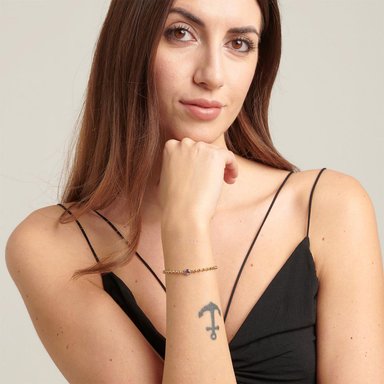 PULSERA BROSWAY DESIDERI DORADA ACERO - 2