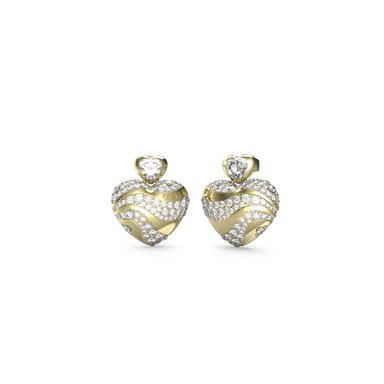 AROS ACERO INOXIDABLE GUESS DORADO - 1