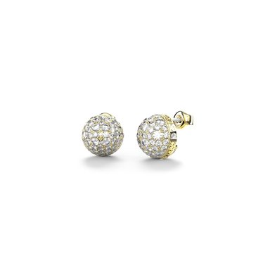 AROS ACERO INOXIDABLE GUESS DORADO - 1