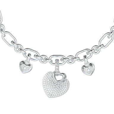 PULSERA GUESS JUBB05211JWRHS PLATEADA - 2