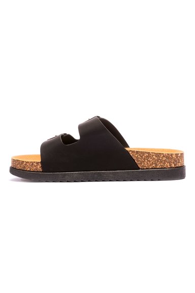 SANDALIA MUJER ARLEQUIN  NEGRO CHANCLETA - 2
