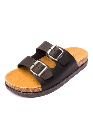 SANDALIA MUJER ARLEQUIN  NEGRO CHANCLETA - 3