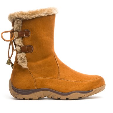 BOTA MUJER LUCERA  CAMEL CHANCLETA - 1