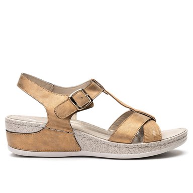 SANDALIA MALI GOLD CHANCLETA - 1