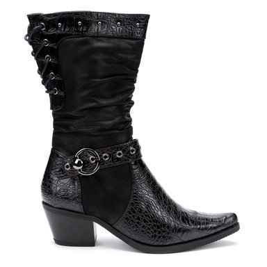BOTAS MUJER THUNDER BLUE NEGRO ELLEN - 1