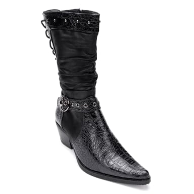 BOTAS MUJER THUNDER BLUE NEGRO ELLEN - 3